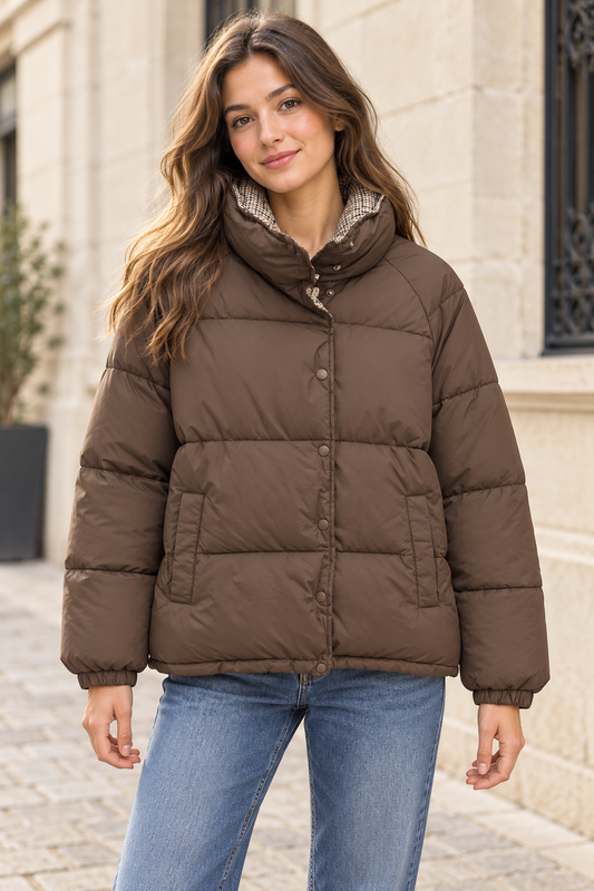 ABRIGO ACOLCHADO REVERSIBLE