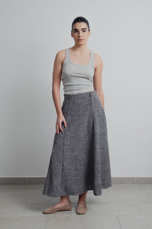 FALDA MIDI ESTRUCTURA