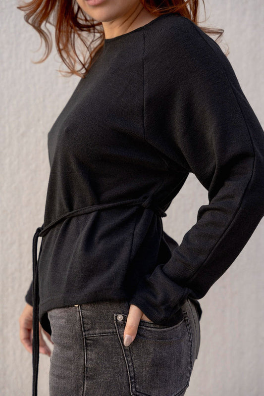 JERSEY FLUIDO CON CINTURON