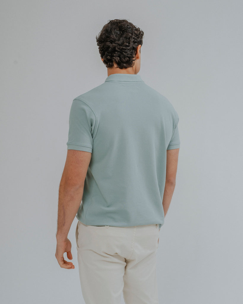 POLO BÁSICO REGULAR FIT VERDE