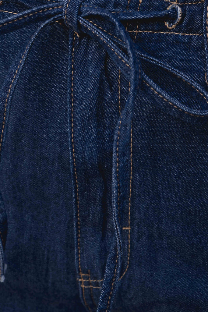 PANTALON FLUIDO EFECTO DENIM