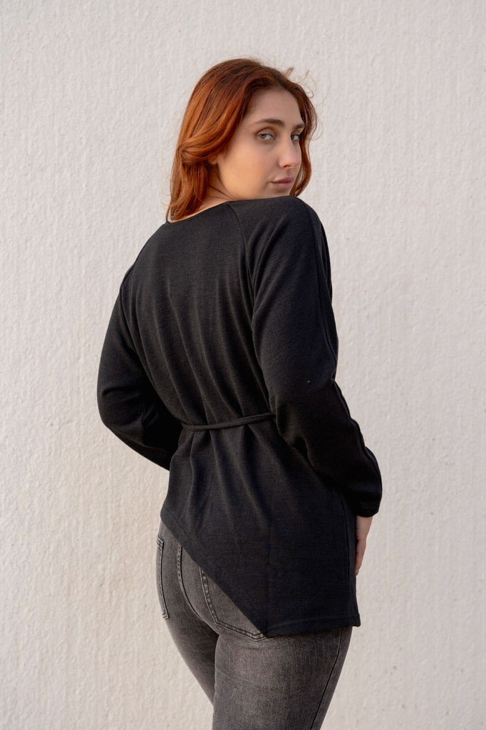 JERSEY FLUIDO CON CINTURON