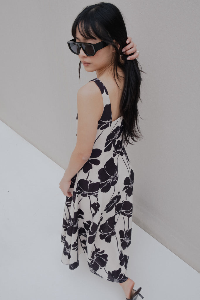 VESTIDO MIDI ESTAMPADO